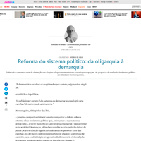 Picture of Reforma do sistema político: da oligarquia à demarquia 