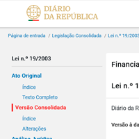 Picture of Lei Financiamento dos partidos políticos
