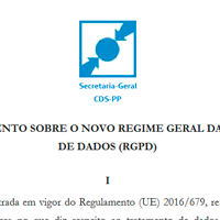 Picture of Esclarecimento sobre o novo regime geral de Protecção de Dados - RGPD 